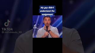 This guy didn't understand the assignment😂😂