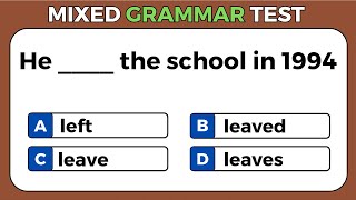 Test Your English Grammar Skills with 70+ Mixed Questions