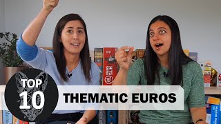 Top 10 Thematic Euros (euro style board games)