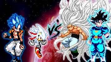 Gogeta V3.5 OP (all form) & Shadic V2 OP (all form) VS Goku SSJ IUI OP & Goku Daishinkan V2 OP