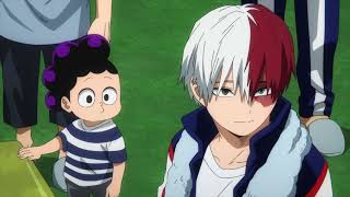 Shoto give Midoriya blanket and Mineta posing like Todoroki | MHA season 6 episode 25 English Dub