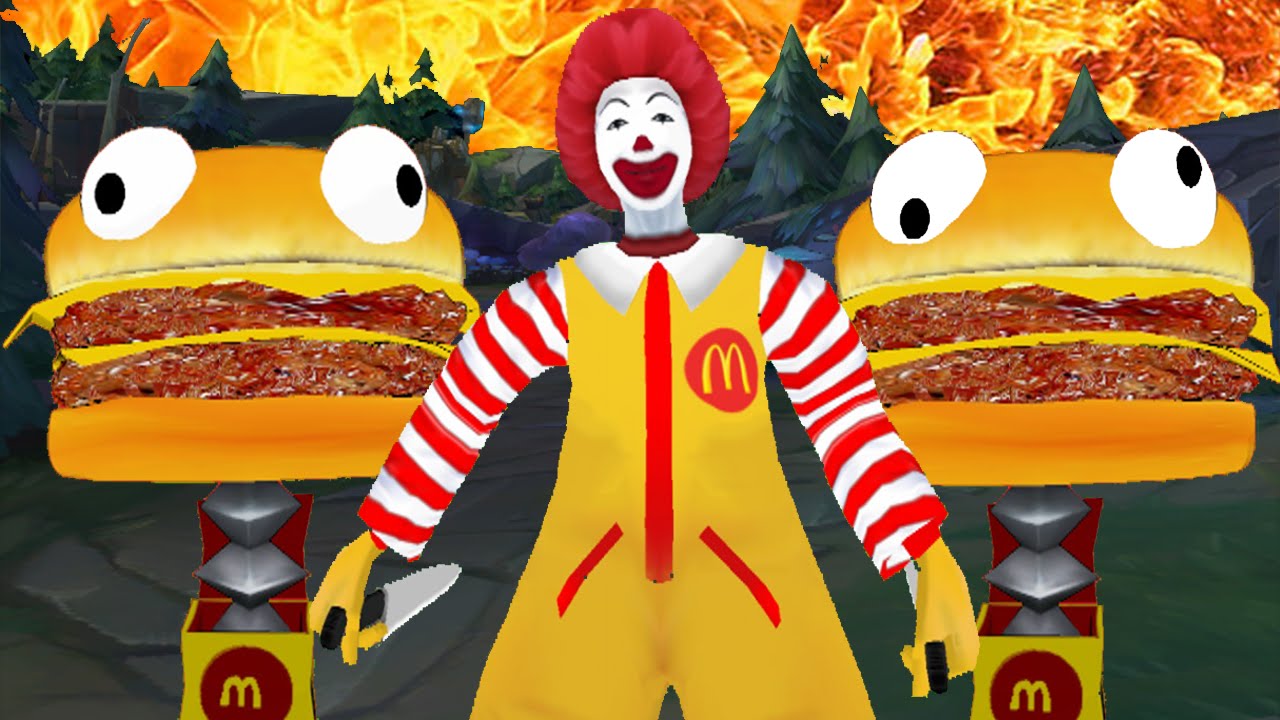 McDonald Shaco Skin // League of Legends Funny Moments - YouTube