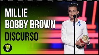 El discurso de Millie Bobby Brown en los MTV Awards subtitulado en español