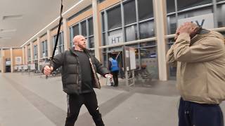 LEICESTER - Carnage as Migrant BITES Mans Face