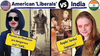 Foreigners who mock Hinduism-inspired films... [Can Indians Question You? E-24] Karolina Goswami