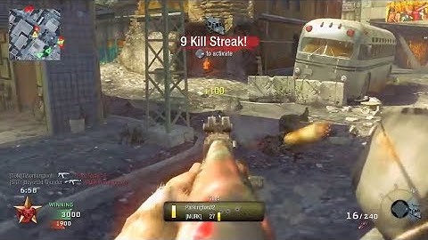 Flawless! Black Ops 1 TDM on Cracked! Call of Duty Black Ops Chopper Gunner Killstreak Gameplay!