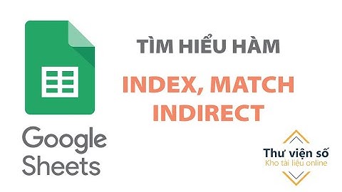 Bài tập về hàm indirect index trong excel năm 2024