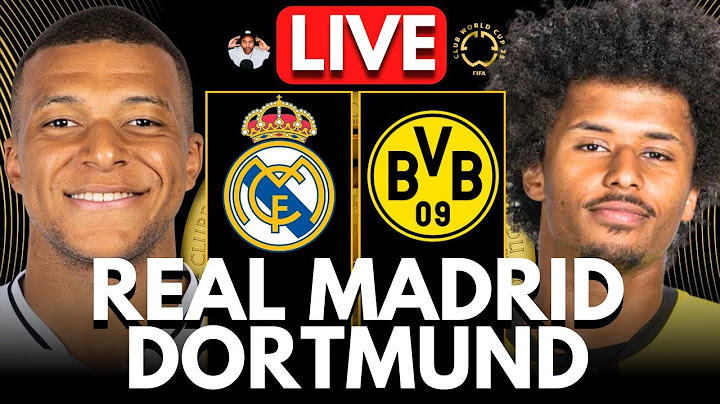 🔴 REAL MADRID vs DORTMUND LIVE | FIFA Club World Cup | Full Match LIVE Today
