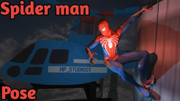 Spiderman pose! prisma 3d Animation