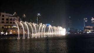 Water Dance Burj Khalifa Dubai.14 July 2016