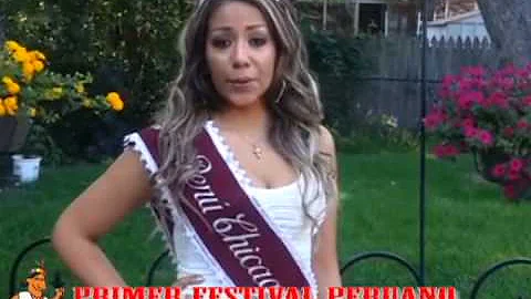 Sandra Palma invitando al Primer Festival Peruano ...