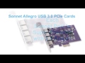 Allegro 4-port USB 3.0 PCIe Adaptor by Sonnet : video thumbnail 1