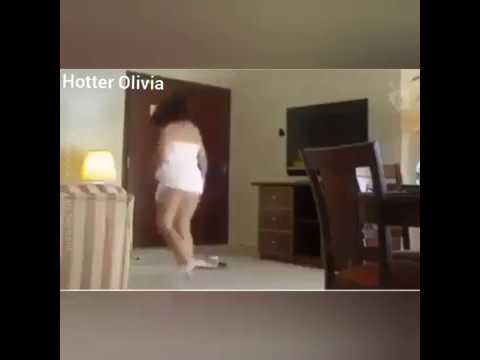 Wife flashing to service boy | Hotel | Towel drop