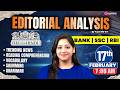 17th Feb 2026 | The Hindu Editorial Analysis | Reading, Grammar, Vocab, MCQs | Editorial Yashi Mam