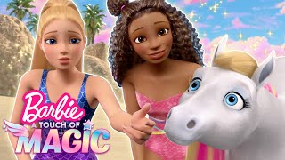 Barbie & Barbie find a MAGICAL HORSE! | Barbie A Touch Of Magic ✨