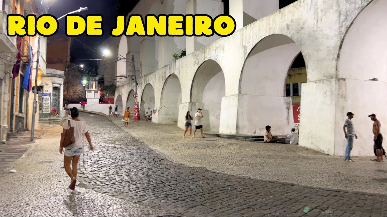 The Reality of Nights in Downtown Rio de Janeiro | Brazil【4K】2024