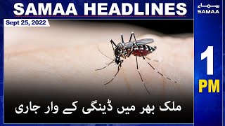 Samaa News Headlines 1pm | 25 September 2022