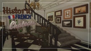 Bloxburg speedbuild: Historic French Chateau | Collab with @thunzart | Part four