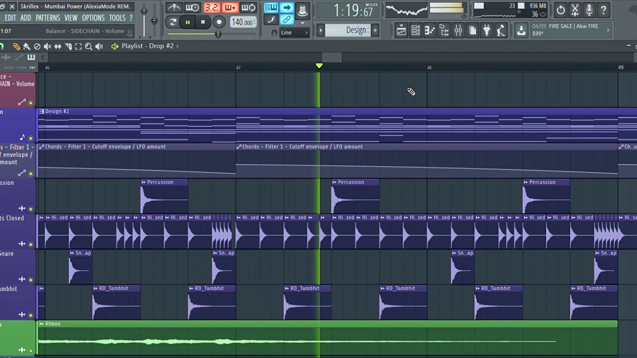 Skrillex -  Mumbai Power (MAHI REMAKE)