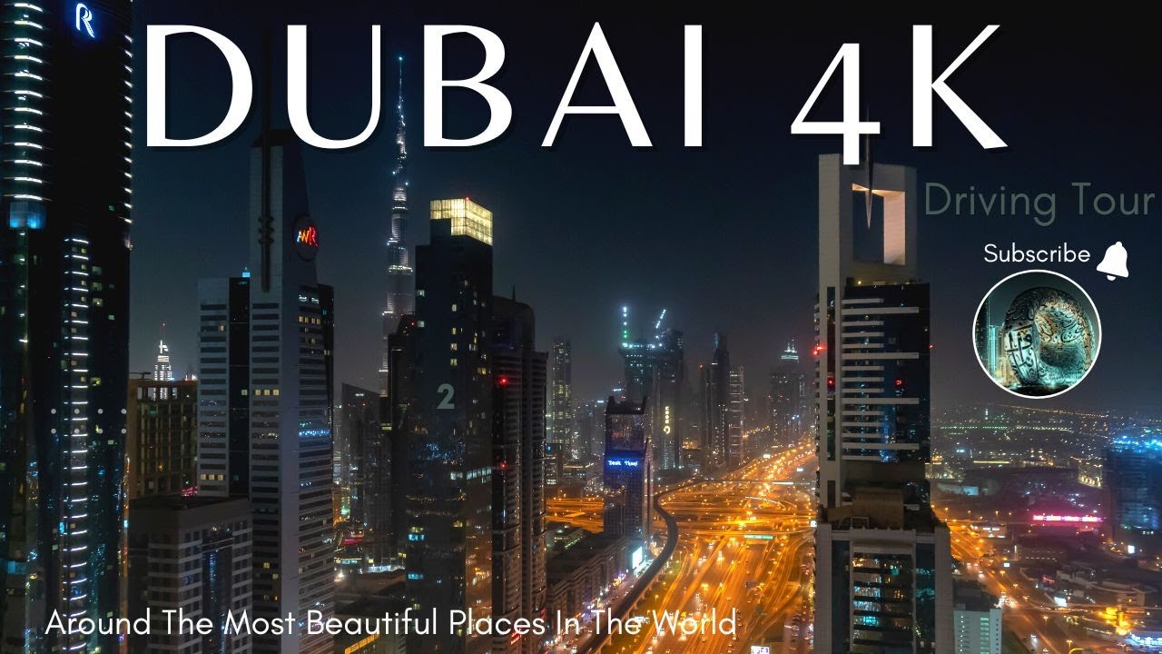 Dubai Driving Tour | 4K | Night Drive from Sheikh Zayed Road to JBR | Dubai Skyline | Unforgettable