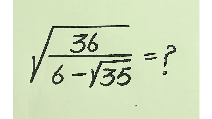 Nice Olympiad Math Radical Problem l Easy & Tricky Solution
