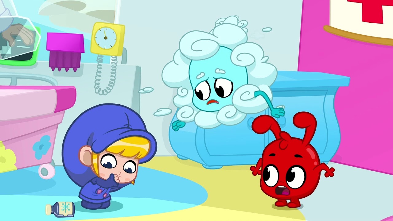 Atmo Catches a Cold | Kids Cartoon | Mila and Morphle