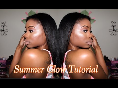Summer Glow Tutorial | Dewy Skin anastasia beverly hills pomade