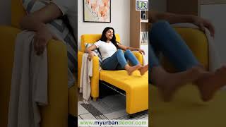 Modern Accent Lounge Chair | Stylish Single Seater Sofa Chair for Living Room & Bedroom #homedecor