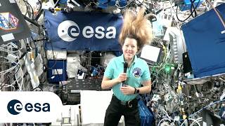 Inflight call with ESA astronaut Sophie Adenot