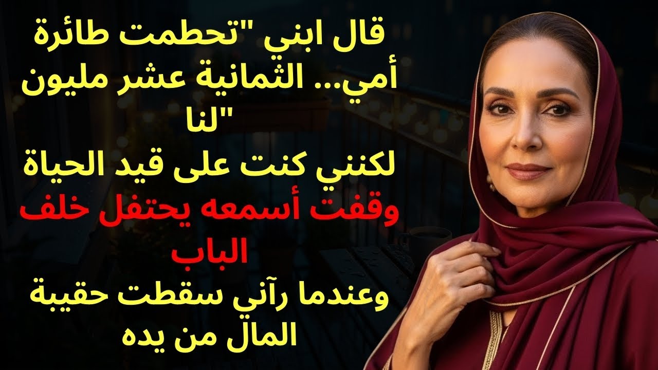قال ابني تحطمت طائرة أمي وابتسم الثمانية عشر مليونا لنا الآن لكنني كنت على قيد الحياة