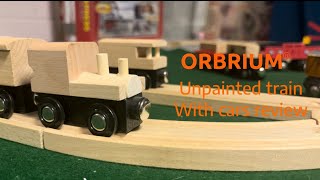 Orbrium unpainted train with cars review