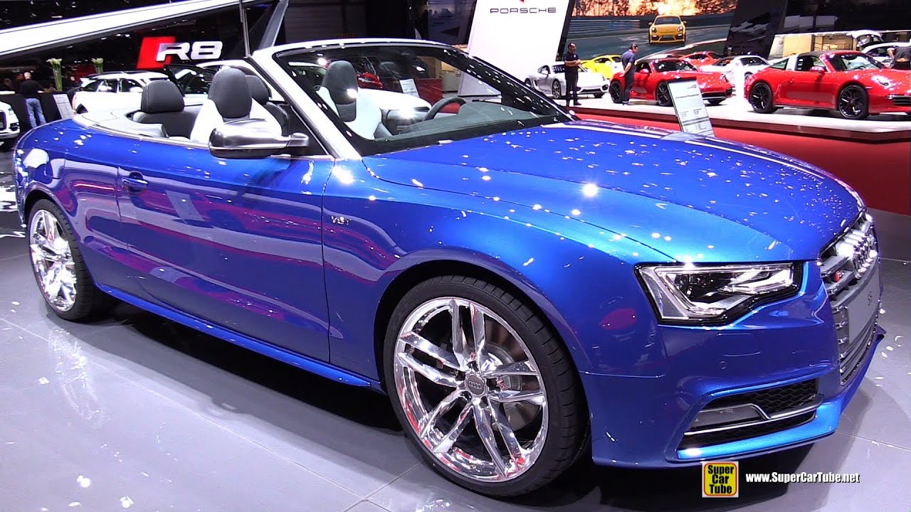 15 Audi S5 Cabriolet 3 0 Tfsi S Tronic Exterior And Interior Walkaround 15 Geneva Motor Show Youtube