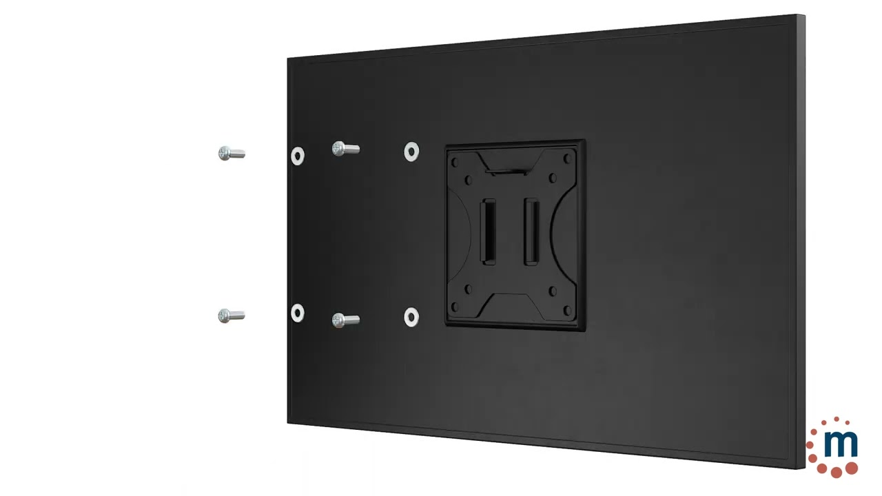 LCD Monitor Mount w/ Center Mount & Double-Link Swing Arms 