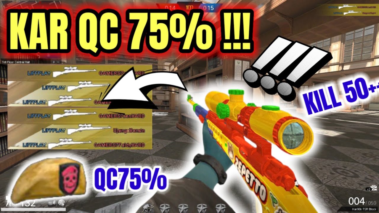 AWP ONLY PAKAI QC 75% + MACRO AWP?!! -Pointblank Indonesia 