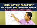 Knee Osteoarthritis, Patellofemoral Syndrome, Chondromalacia Patella  Cause of Knee Pain, Diagnosis