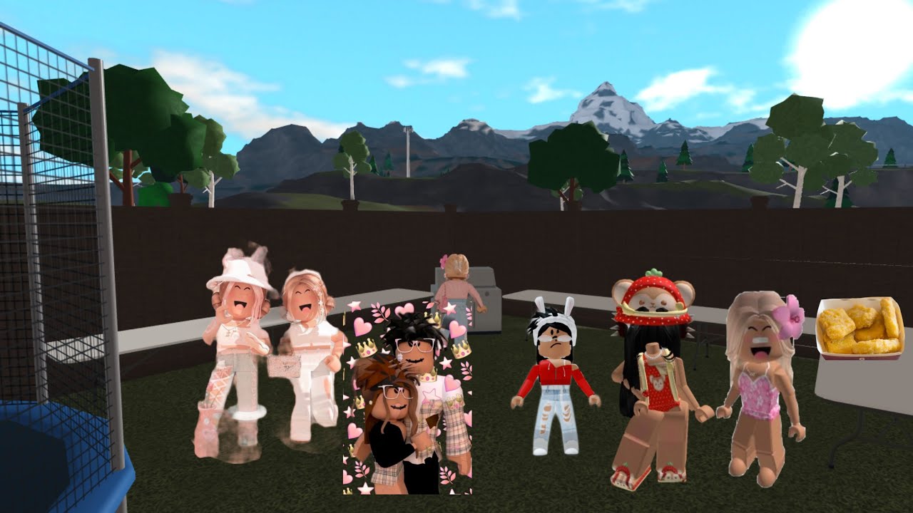 HOSTING A SPRING BBQ IN OUR NEIGHBOURHOOD! *NAUGHTY KIDS!* Roblox Bloxburg Voiced RP roleplaying 