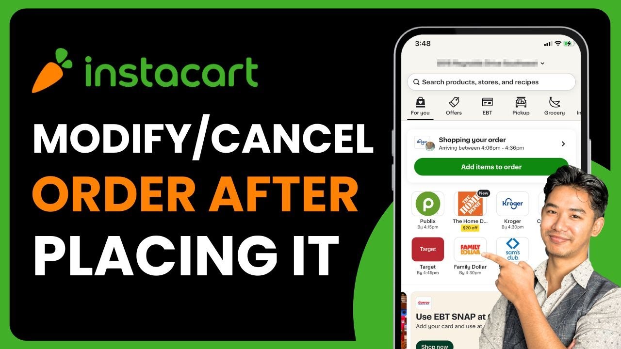 How to Modify or Cancel an Instacart Order After Placing It !