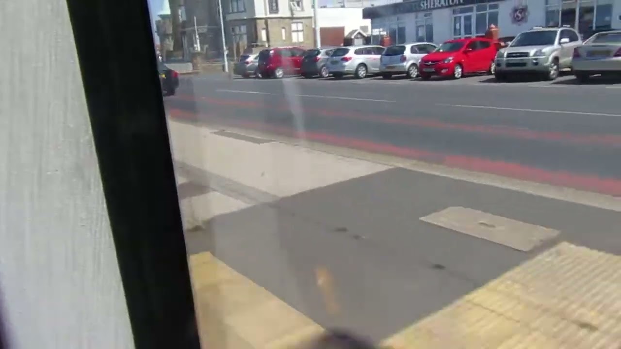 Blackpool transport bombardier tram 004 ride 18.7.18