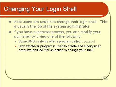 linux basics : Changing your Login Shell