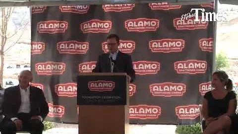 Neil Billingsley-Mich...  explaining the concept of the Alamo Drafthouse Cinema.