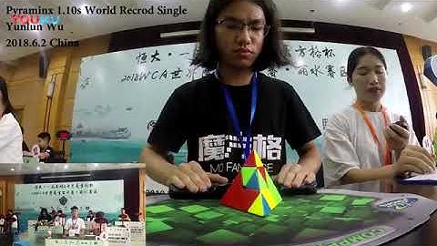 Pyraminx 1.10s WR Single by M-team YuLun Wu.