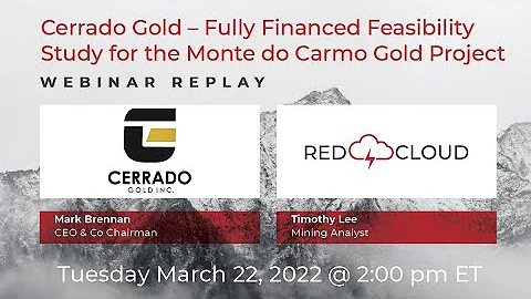 Cerrado Gold Corp. | Webinar Replay