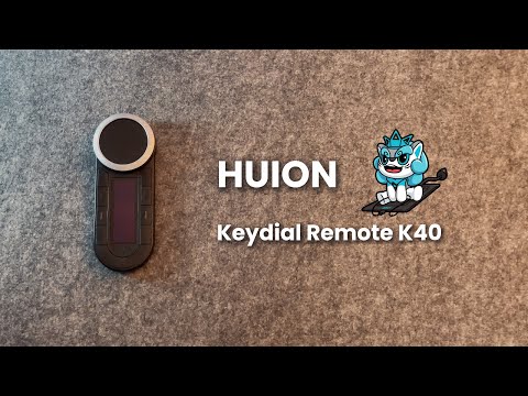 HUION Keydial Remote K40】手首・肩の負担軽減！左手デバイスで快適