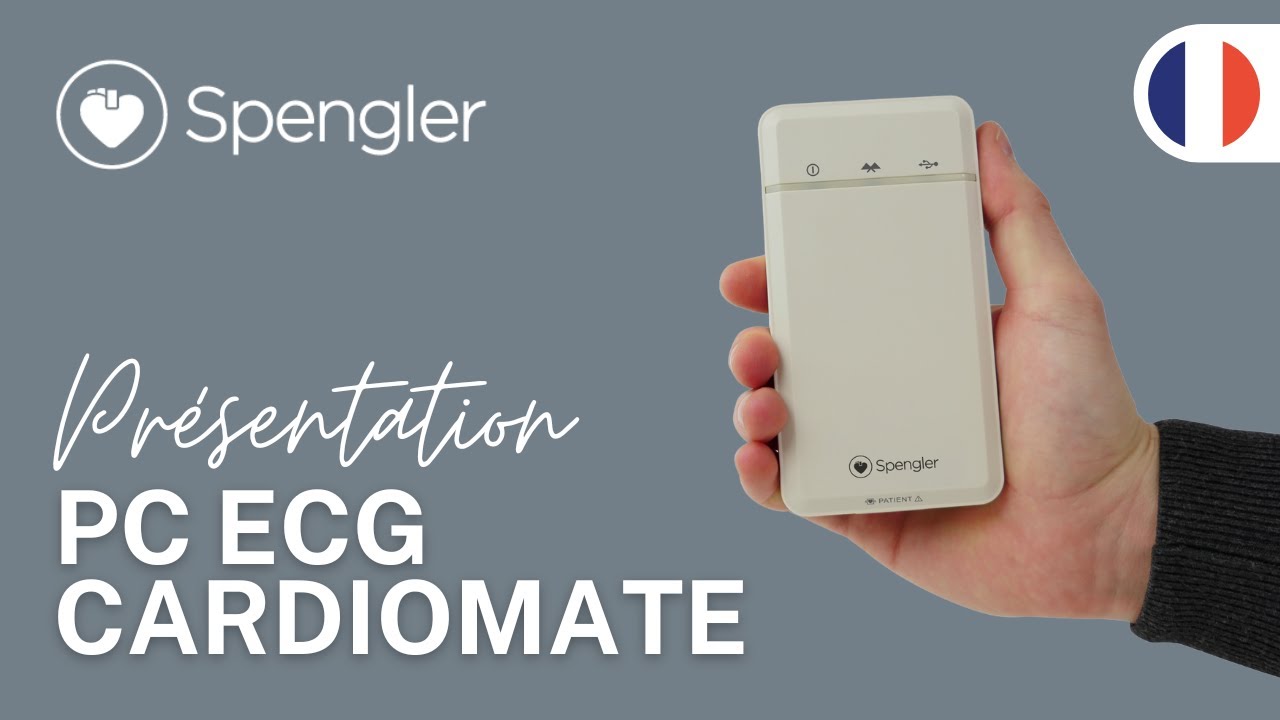 PC ECG SPENGLER, la puissance des ECG CARDIOMATE tenant dans la main ...