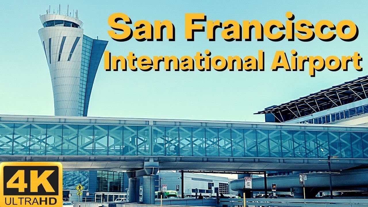 San Francisco | Internationaler Flughafen Virtual of San Francisco (SFO) | Flughafen-Spaziergang 4K