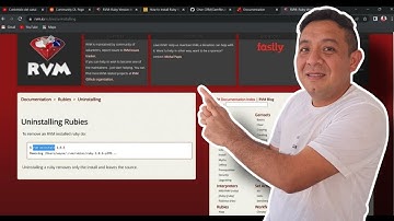 RVM에서 Ruby 버전 제거 | Ruby 버전 제거 #rubyonrails