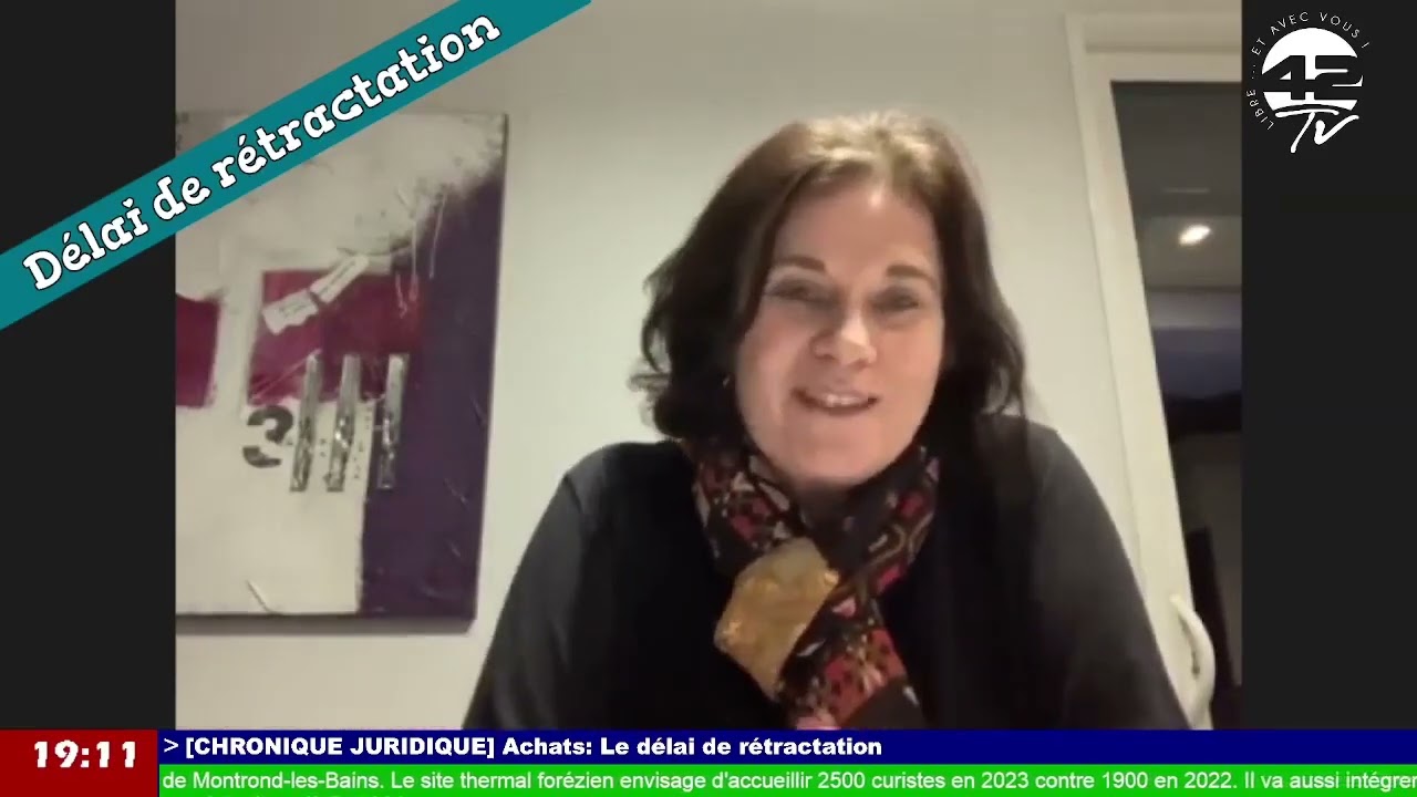 CHRONIQUE JURIDIQUE Achats : le délai de rétractation