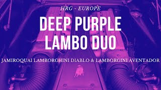 DEEP PURPLE LAMBO DUO - Jamiroquai's Cosmic Girl SE30 Lamborghini Diablo @ 2020 Milano Autoclassica