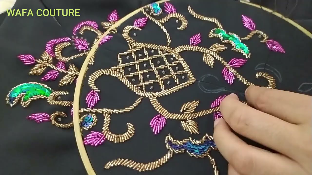 🔹 نبّتي جلابتك للعيد | رشمة أنيقة مع طريقة رسم الرشمة خطوة بخطوة