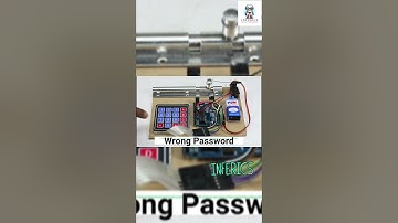 Smart Door Lock System 🔐 | Arduino Project using keypad #shorts #automation #arduino #useful